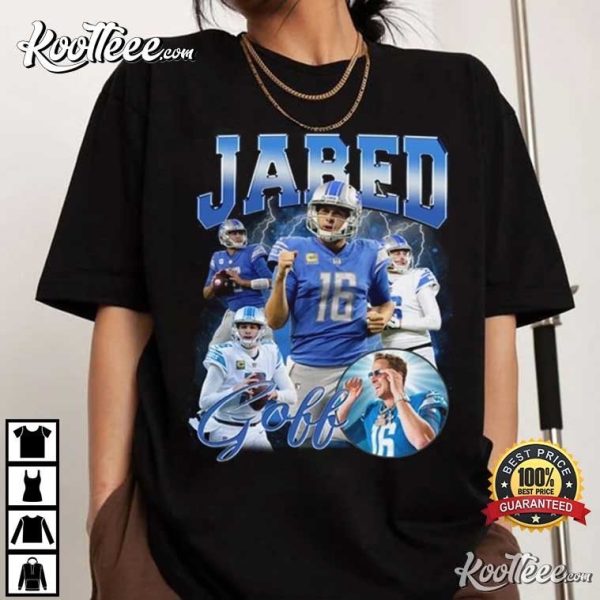 Jared Goff Vintage 90s Football T-Shirt