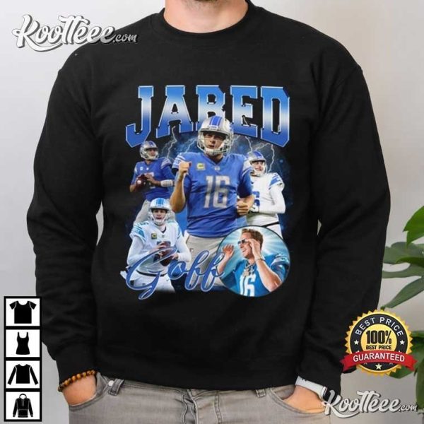 Jared Goff Vintage 90s Football T-Shirt