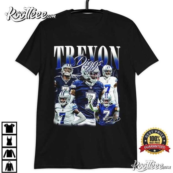 Trevon Diggs Dallas Football Vintage 90s T-Shirt