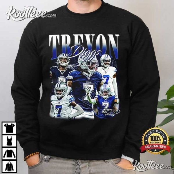 Trevon Diggs Dallas Football Vintage 90s T-Shirt