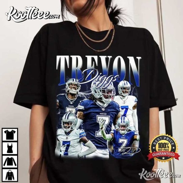 Trevon Diggs Dallas Football Vintage 90s T-Shirt