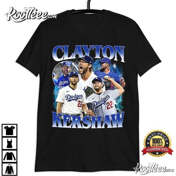 Clayton Kershaw LA Dodgers Vintage 90s T-Shirt