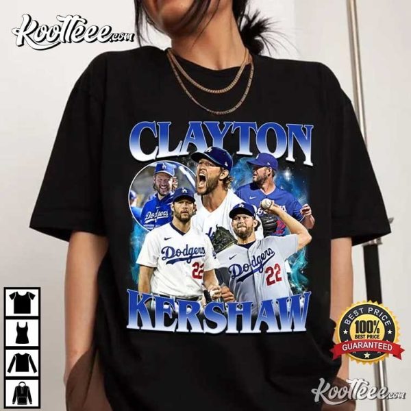 Clayton Kershaw LA Dodgers Vintage 90s T-Shirt