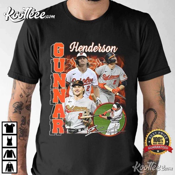 Gunnar Henderson Baltimore Orioles Vintage T-Shirt