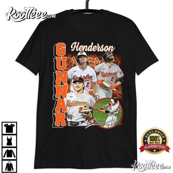 Gunnar Henderson Baltimore Orioles Vintage T-Shirt