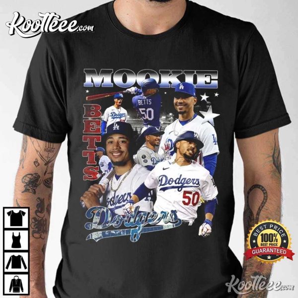 Mookie Betts Los Angeles Dodgers Vintage 90s T-Shirt