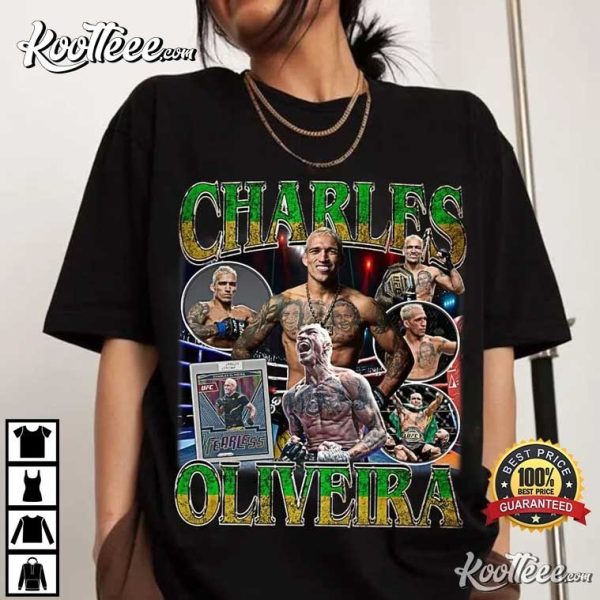 Charles Oliveira Do Bronx Vintage Gift For Fan T-Shirt