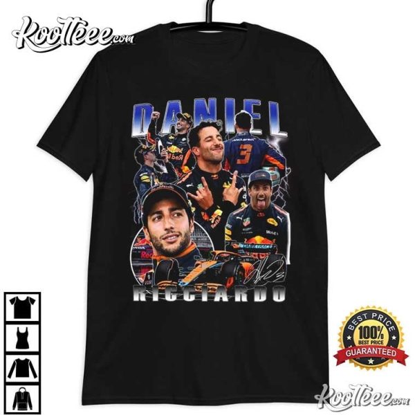 Daniel Ricciardo Vintage Racing Gift For Fan T-Shirt