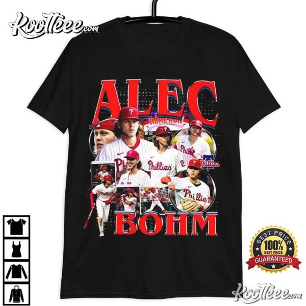 Retro Alec Bohm Philadelphia Phillies Baseball T-Shirt