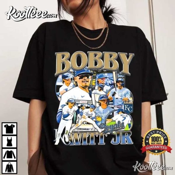 Bobby Witt Jr Kansas City Royals Vintage 90s T-Shirt