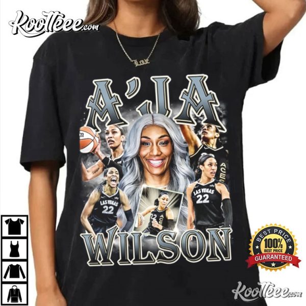 A’Ja Wilson Las Vegas Aces Basketball T-Shirt