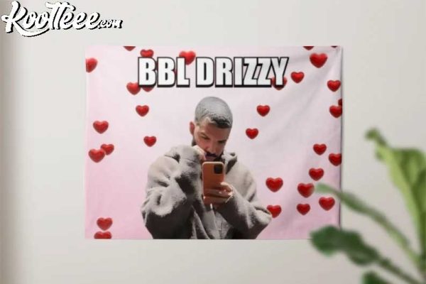 BBL Drizzy Funny Drake Wall Tapestry