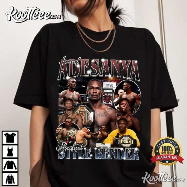 Israel Adesanya Vintage 90s Boxing Gift T-Shirt