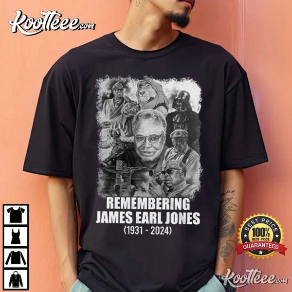 James Earl Jones Legend Star Wars Lion King Rip T-Shirt