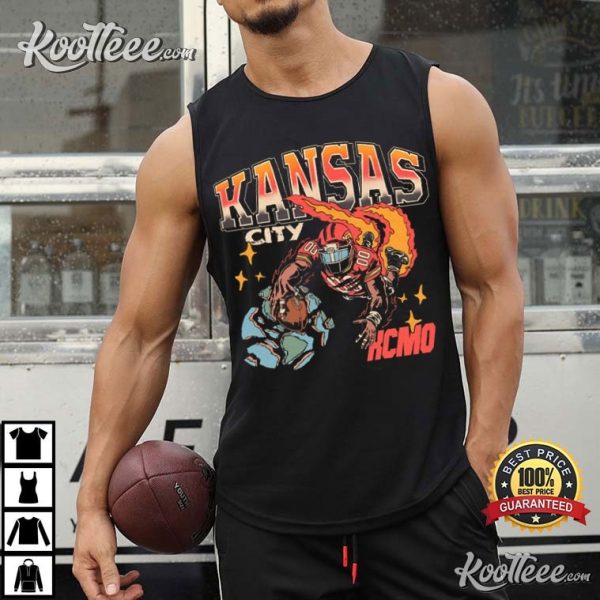 Kansas City Football Vintage Graphic KCMO T-Shirt