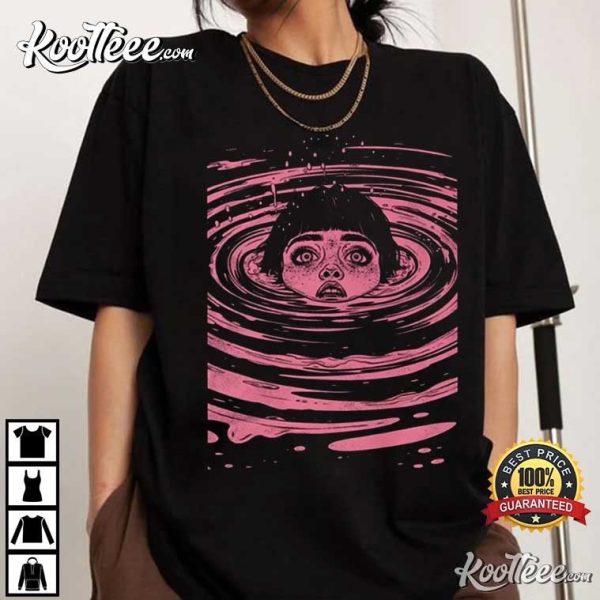 Junji Ito Trippy Horror T-Shirt