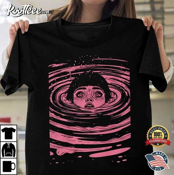 Junji Ito Trippy Horror T-Shirt