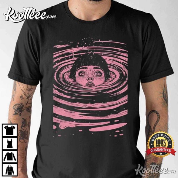 Junji Ito Trippy Horror T-Shirt