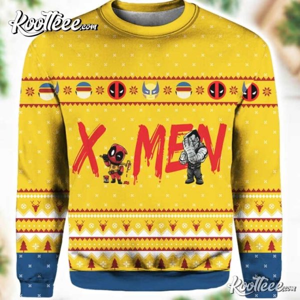 Mutants Deadpool X-Men Christmas Ugly Sweater