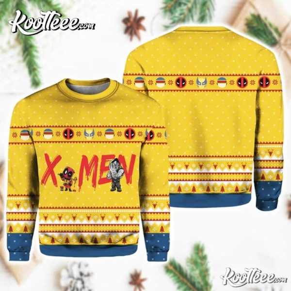 Mutants Deadpool X-Men Christmas Ugly Sweater