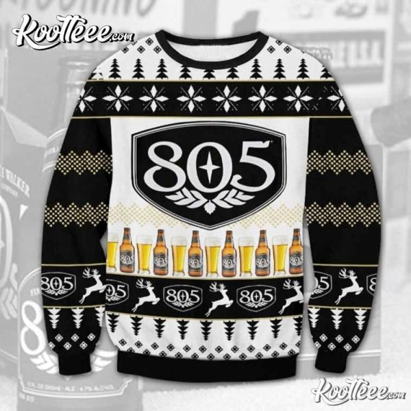 805 Beer Ugly Christmas Sweater