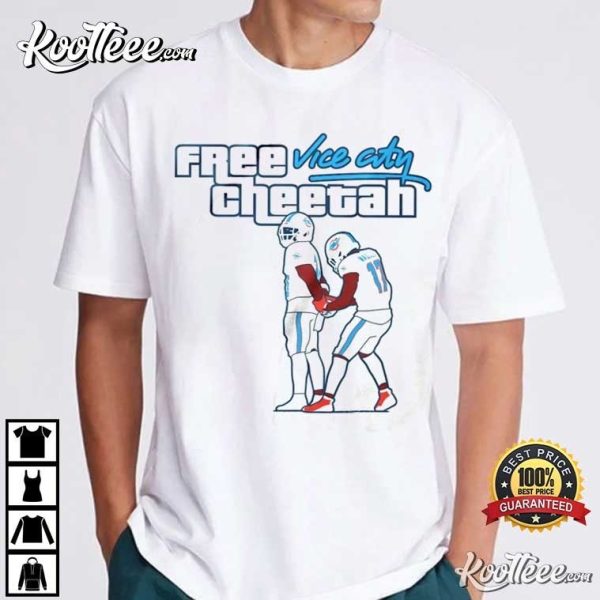 Tyreek Hill Free Cheetah Vice City T-Shirt