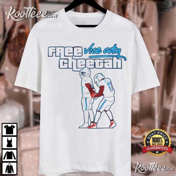 Tyreek Hill Free Cheetah Vice City T-Shirt