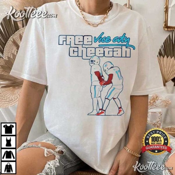 Tyreek Hill Free Cheetah Vice City T-Shirt