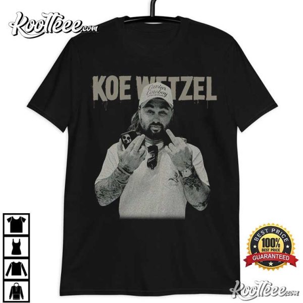 Koe Wetzel Vintage Western Music Tour Gift T-Shirt