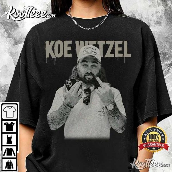 Koe Wetzel Vintage Western Music Tour Gift T-Shirt