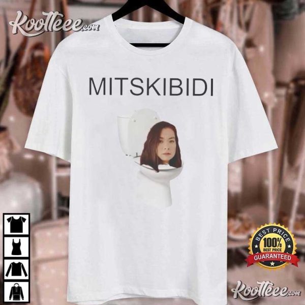 Mitskibidi Toilet Skibidi Mitski Funny Meme T-Shirt