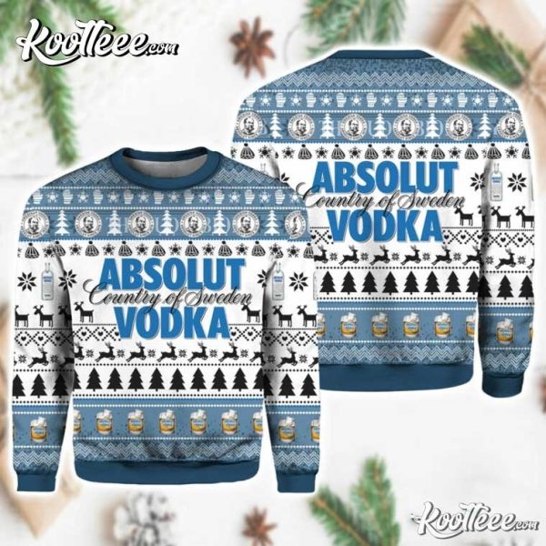 Absolut Vodka Christmas Ugly Sweater