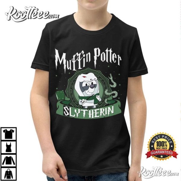 Slytherin Muffin Potter Bluey Harry Potter Crossover T-Shirt