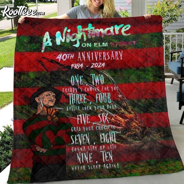 Freddy Krueger A Nightmare On Elm Street Quilt Blanket