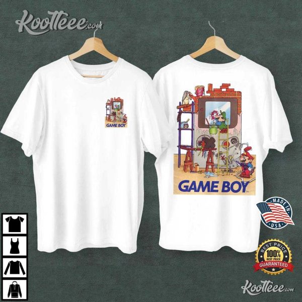 Gameboy Mario Nostalgic Graphic Retro T-Shirt