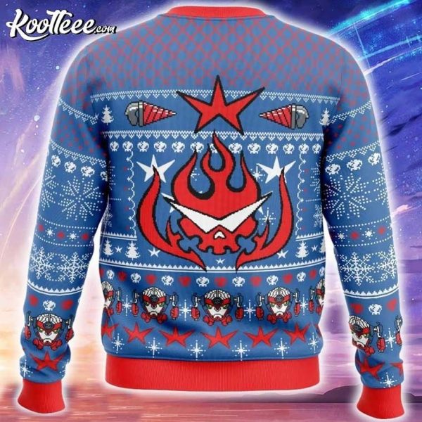 Kamina Tengen Toppa Gurren Lagann Ugly Christmas Sweater