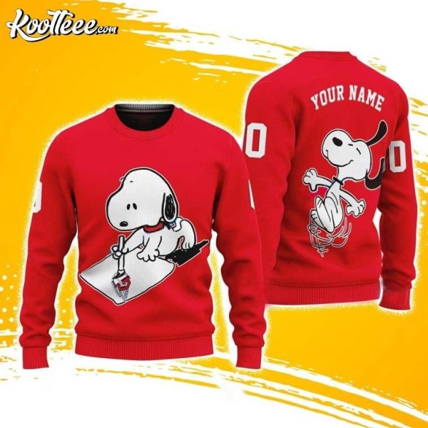 MLB Cleveland Guardians Snoopy Custom Ugly Sweater