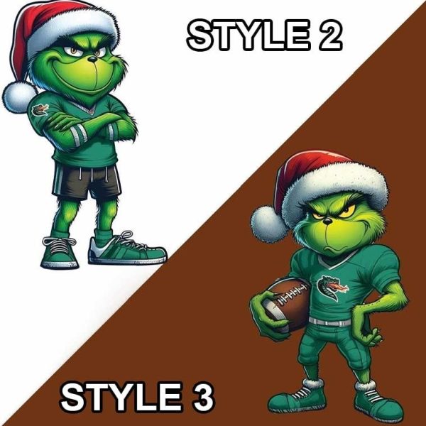 NCAA UAB Blazers Grinch Football Ugly Christmas Sweater