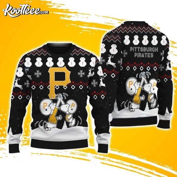 Pittsburgh Pirates Snoopy Charlie Brown Christmas Ugly Sweater