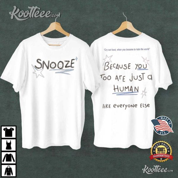 Agust D Yoongi Snooze Lyrics T-Shirt