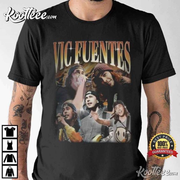 Vic Fuentes Vintage 90s Fan Gift T-Shirt