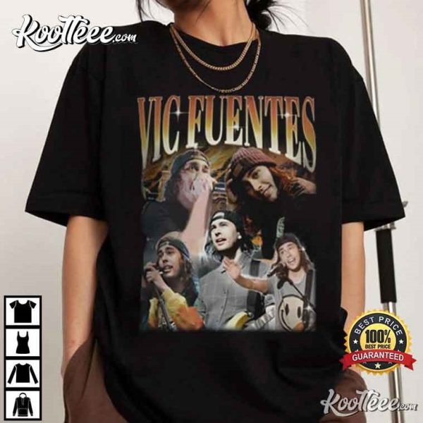 Vic Fuentes Vintage 90s Fan Gift T-Shirt