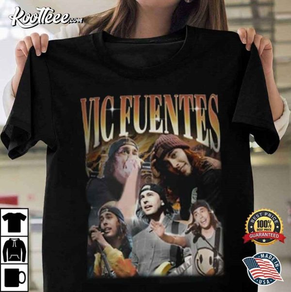 Vic Fuentes Vintage 90s Fan Gift T-Shirt