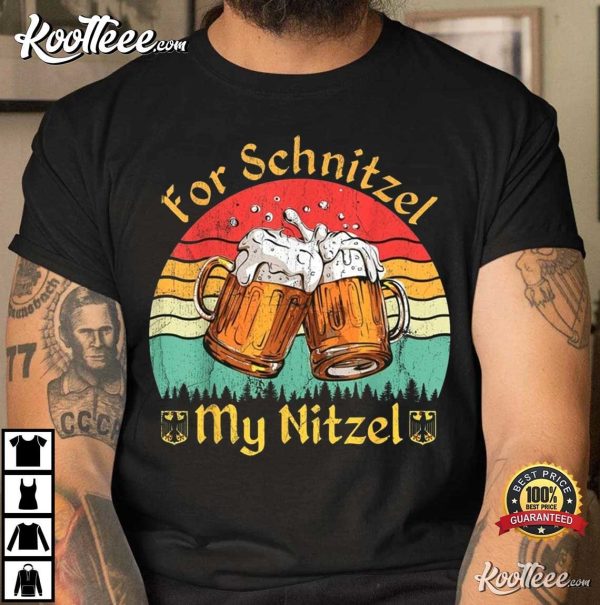 German Oktoberfest Beer Festival For Schnitzel My Nitzel T-Shirt