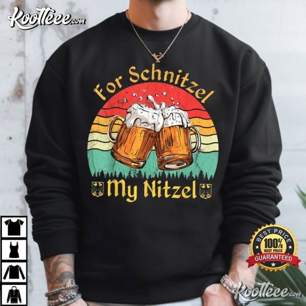 German Oktoberfest Beer Festival For Schnitzel My Nitzel T-Shirt