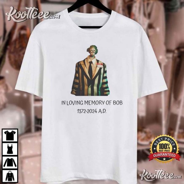 Bob Beetlejuice Shrunken Head Tim Burton T-Shirt