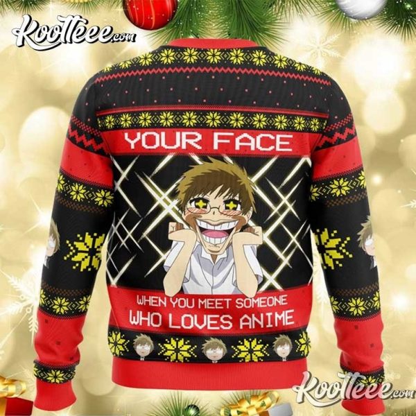 Akihito Beyond The Boundary Anime Lover Ugly Christmas Sweater