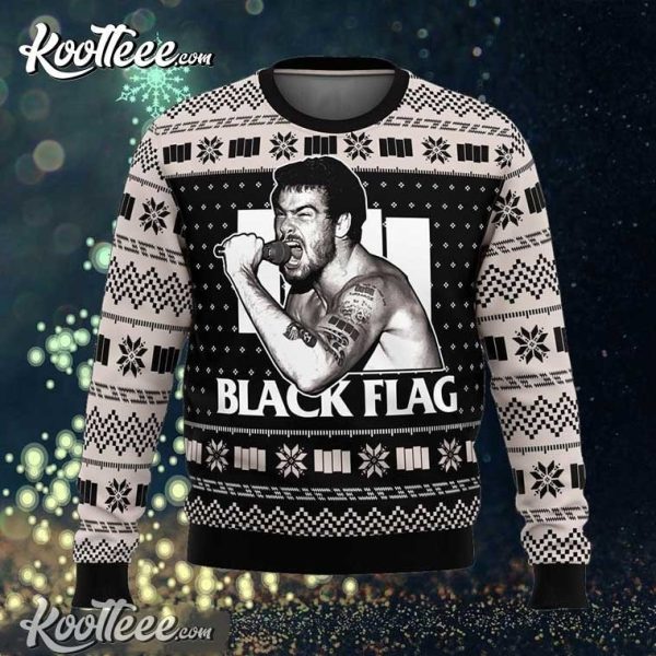 Black Flag Greg Ginn Xmas Ugly Sweater