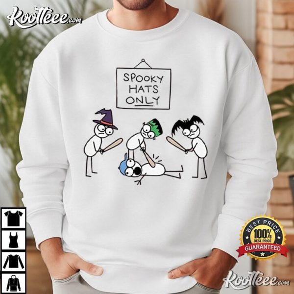 Spooky Hats Only Funny Halloween T-Shirt