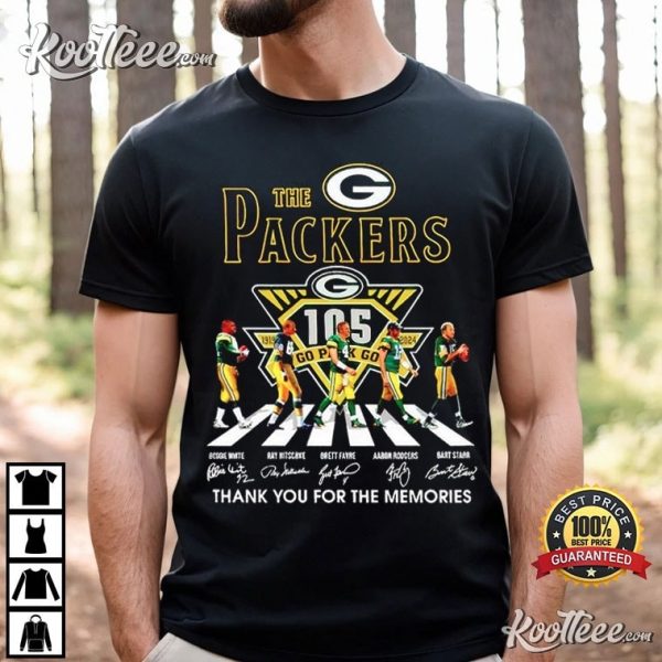 The Green Bay Packers Abbey Road Signatures T-Shirt